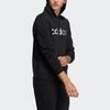 adidas Мужские толстовки Neo Черные с капюшоном Умеренные Обычные H14187