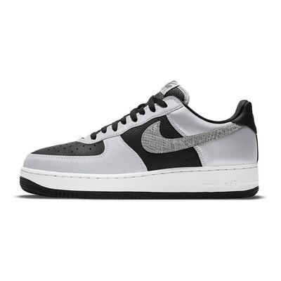 Мужские кроссовки Air Force 1 3M Snake 2021 Унисекс Серебристо-черные DJ6033-001