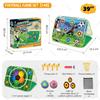 3-in-1 Foldable Soccer Target Toy Glow Sensing Throwing Target Set Parent-Child Interactive Game Gift