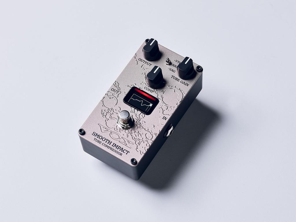 Vox SMOOTH IMPACT Компактный гитарный эффект Компрессор с вакуумным ламповым Valvenergy 2-я педаль, Nutube, Ламповый, VE-SI