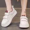 2025 новые весенние толстоподошвенные туфли на липучках, увеличивающие рост, маленькие белые туфли, женская обувь, спортивная обувь, женская обувь, универсальная повседневная обувь