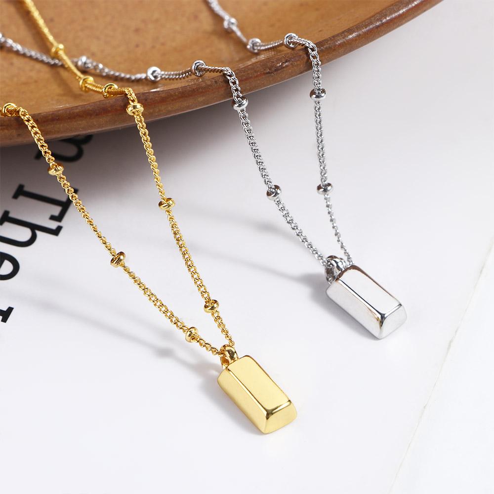 Gift Female Jewelry Sparkly Ultra Thin Gold Bar Choker Women Necklace Clavicle Chain Korean Style