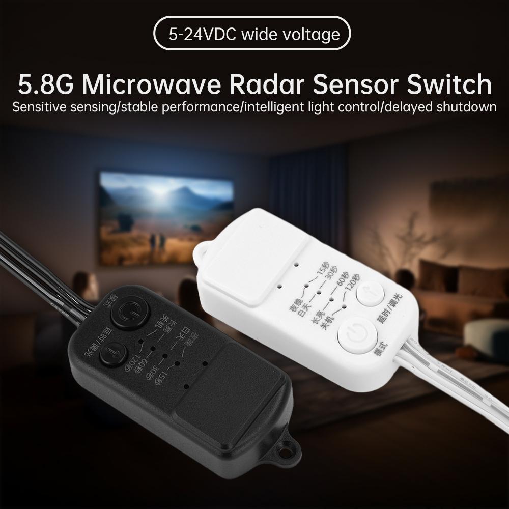 DC 5V-24V USB DC Инфракрасный PIR Датчик Движения Переключатель Датчик Движения Человека Детектор Переключатель Для Светодиодной Ленты 6V-24V