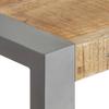 Dining Table 70x70x75 cm Rough Solid Mango Wood