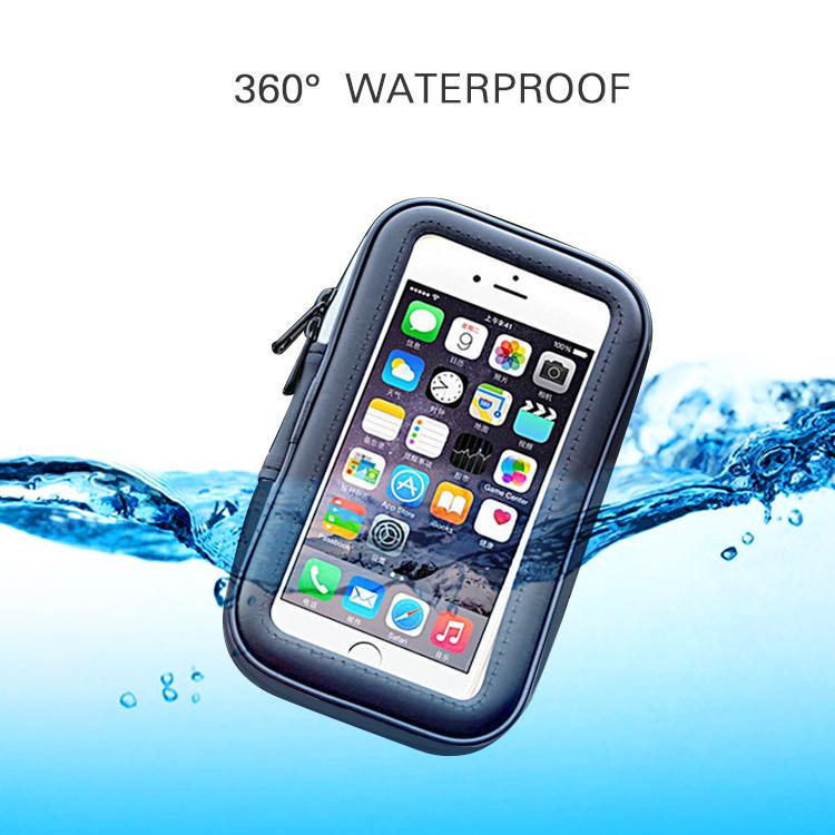GPS Navigation Stand Car Motorcycle Holder Moto Waterproof Case With 360 Degree Phone Case Bag