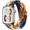 Нейлоновый ремешок для Apple Watch Ultra 2 49 мм 40 мм 44 мм 41 мм 38 45 мм Эластичный плетеный браслет-петля для iWatch Series 9 8 7 6 SE 5 4