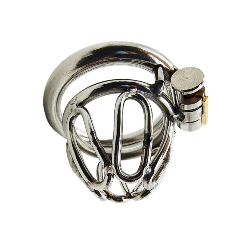 Sleeve Lock Chastity Lock Chastity Device Cock Cage Lockable Penis Cock Ring Male Sex Toys for Men Ball Scrotum Stretcher