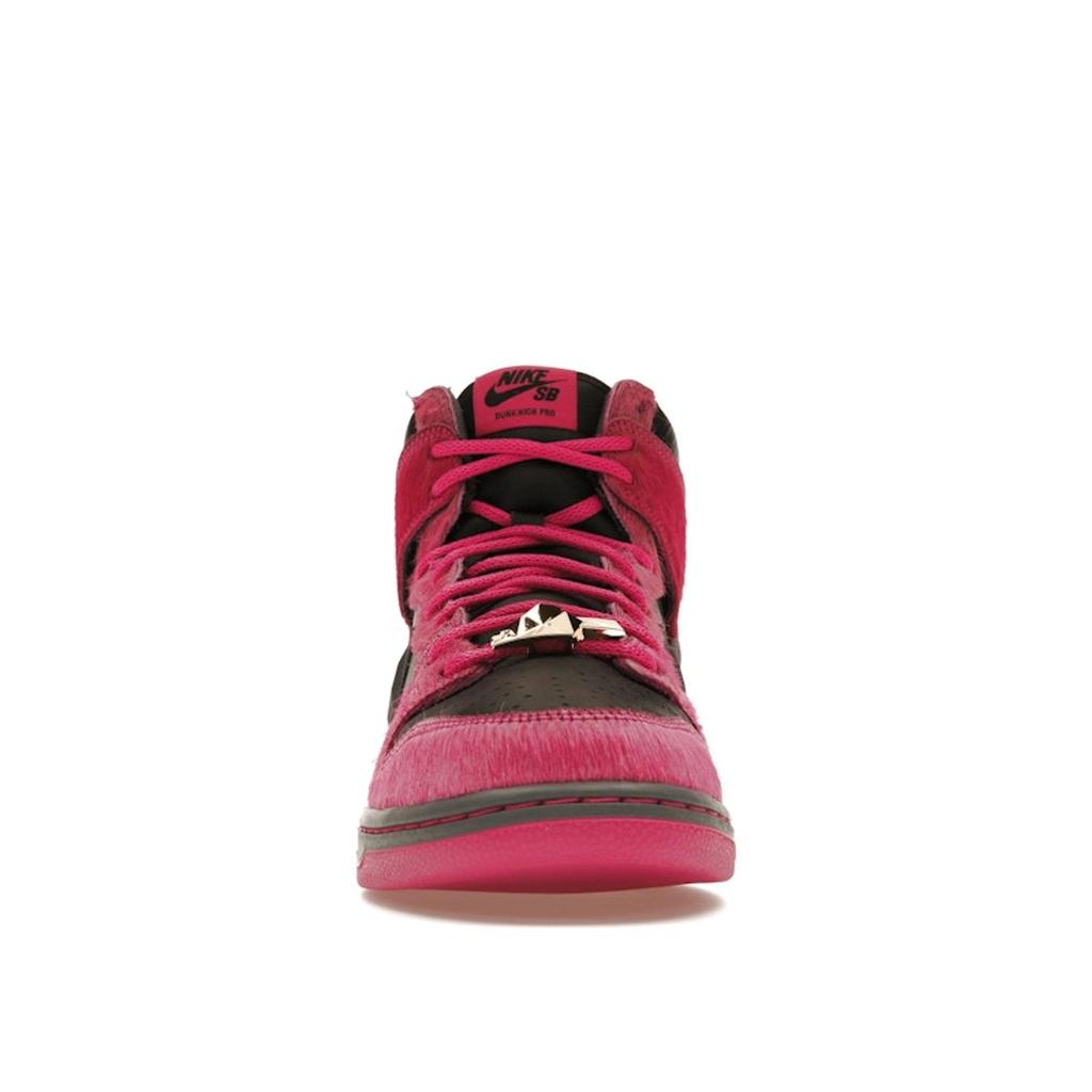 Run The Jewels X Nike Dunk High SB 4/20 Unisex Sneakers Pink Active-Pink Black DX4356-600
