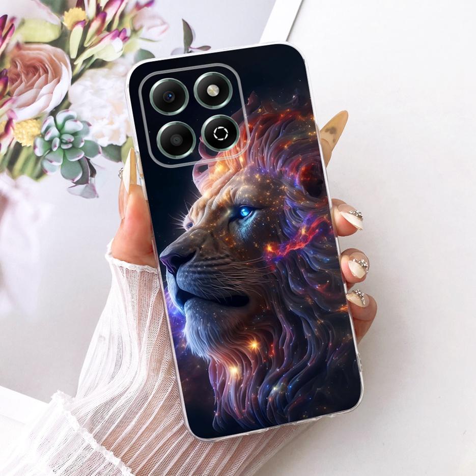 Чехол для Honor X6 X6a X6b X6C Милый Лев Новый Расписной Чехол Мягкий Тонкий Чехол для Телефона Для Honor X6C X 6 a X6 b HonorX6a HonorX6B Fundas