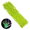 1Pc Glowing In The Dark Basketball Net Portable Durable Nylon Net Fluorescent Green Standard Basketball Sport Training Net
