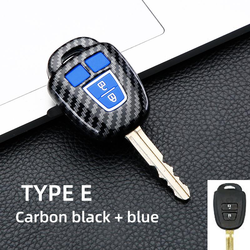 ABS Карбон 2/3/4 Кнопки Брелок для Автомобильного Ключа Чехол для Toyota Camry Prius 2012 2013 2014 Corolla Rav4