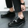 FashionBrand Business Big Size 38-46 Casual Black Dress Work Shoes Wholesale Casual Trade Work Clothes Shoes Patent Leather Shoes