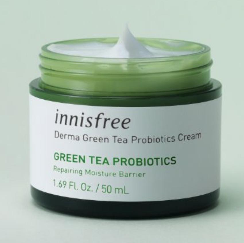 Innisfree Крем с пробиотиками Derma Green Tea 50 мл