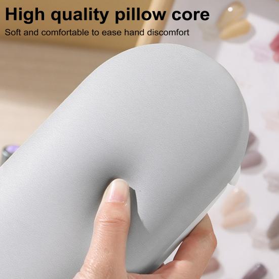 Подставка для рук для маникюра, подставка для рук, складная, из искусственной кожи, подушка для ногтей, держатель для рук, регулируемая подушка для рук для маникюра, нейл-арт
