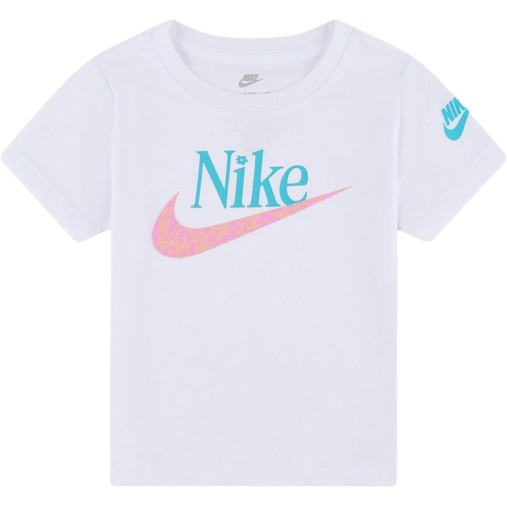 Nike T Shirt FUTURA WILDFLOWER 100 White Infant And Toddler II2411-100