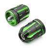 Мотоциклетные заглушки руля Daytona PREMIUM ZONE для Kawasaki TECHNO Лаймово-зеленый 42209 (M8)