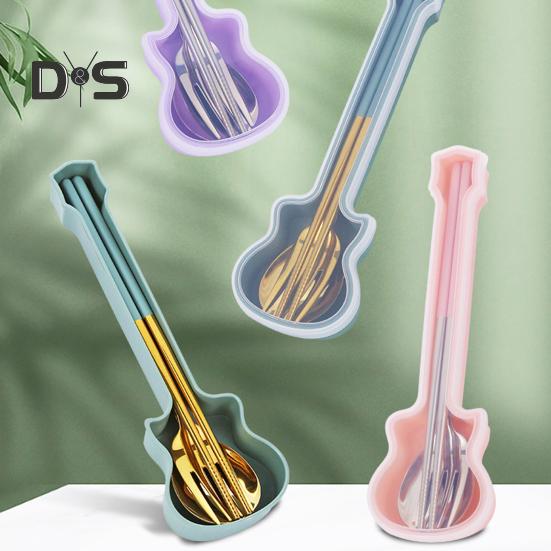 3 шт./компл. посуда, набор столовых приборов для пикника, пищевой маленький, высокопрочный, походная ложка, вилка, набор палочек для еды