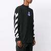 OFF WHITE Диагональная термофутболка с длинным рукавом OMAB032E191850061088
