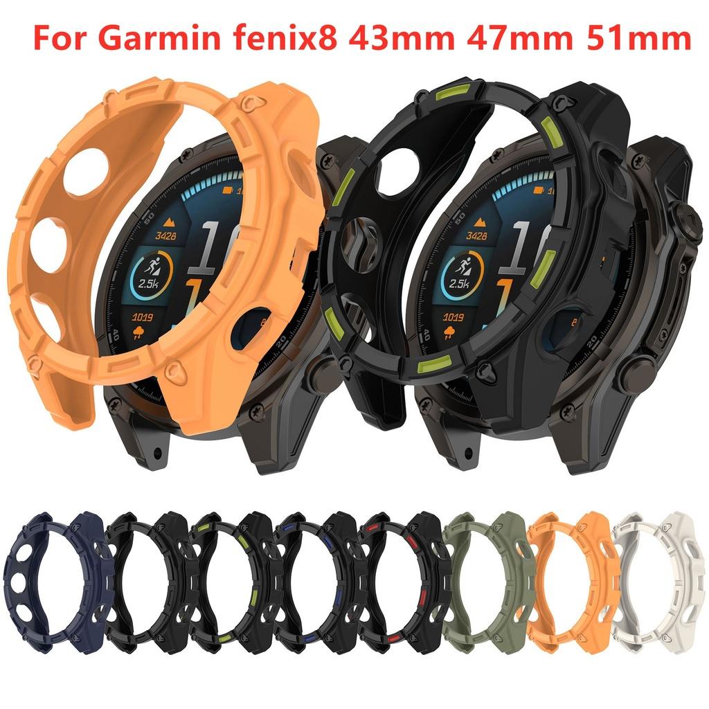 Мягкий чехол из ТПУ для часов Garmin Fenix 8, защитный бампер для Garmin Fenix8 43 мм 47 мм 51 мм