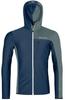 Куртка Ortovox Fleece Light Grid Hooded JKT M deep ocean