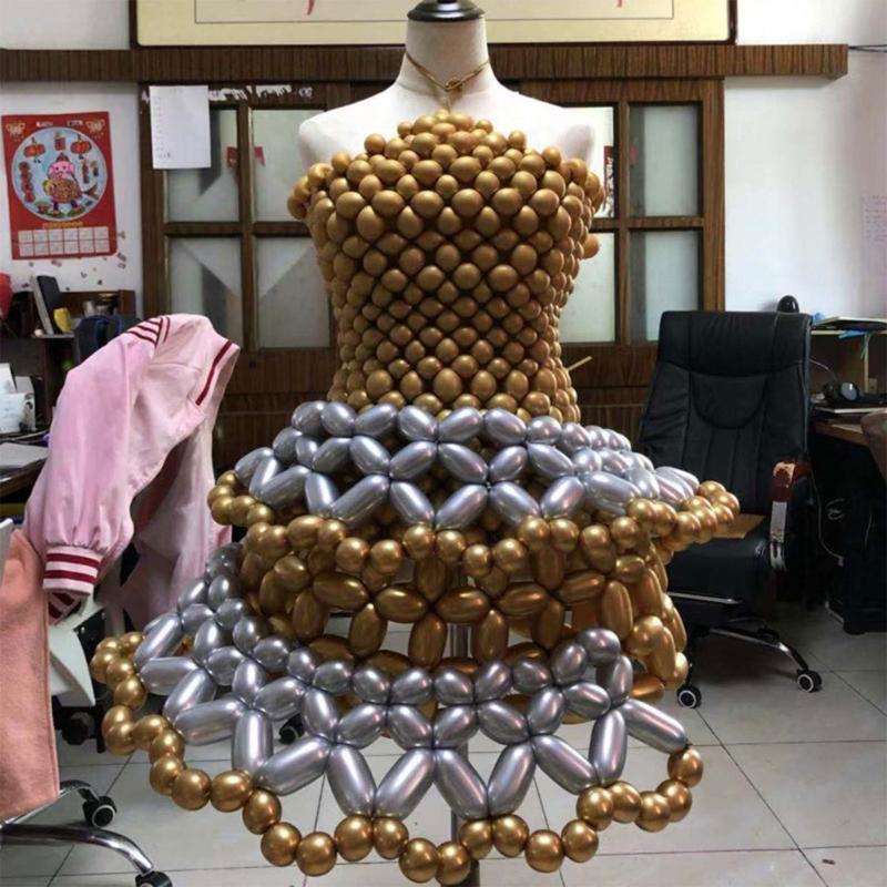 100Pcs Magic Balloons Long Latex Balloon DIY Animal Balloon Ornaments for Wedding Birthday Holiday Party Decoration