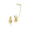 Swarovski Idyllia Key Shaped Decoration Earrings With Cubic Zirconia Unisex earrings Pink 5737294