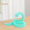 30cm/40cm/60cm 3D Printed Snake Ornament Movable Joints Bedside Table Snake Figurine Prank Toy Desk Decor