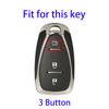 Чехол для дистанционного ключа из ТПУ с 3 кнопками для Chevrolet Onix Equino Orlando Cruze Spark Sonic Camaro Volt Bolt Trax Malibu Blazer Traverse