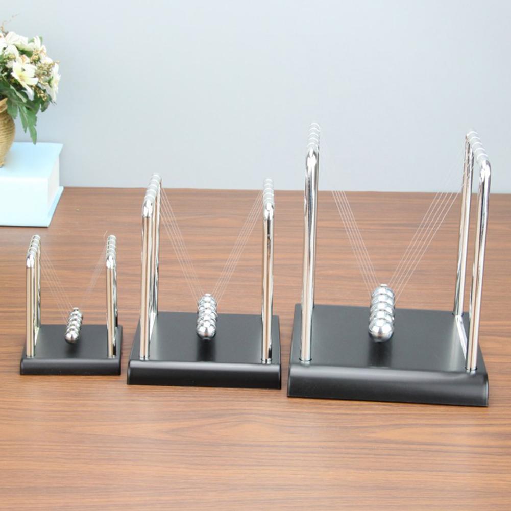 1 PC Cradle Balance Steel Balls Perpetual Motion Collision Teaching Ball Physics Science Pendul J9G3