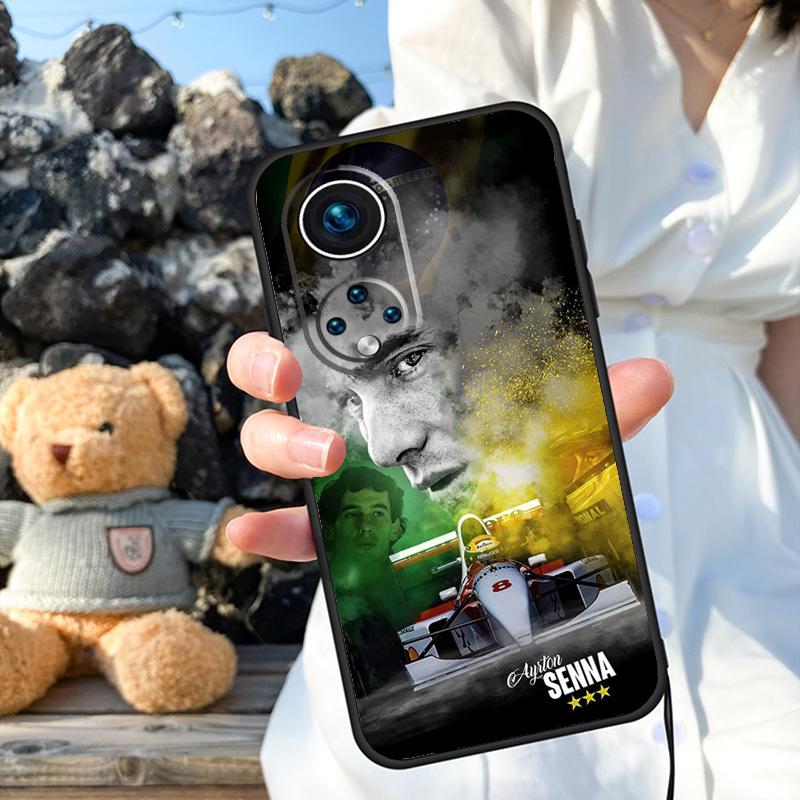 Ayrton Senna F1 Racing Case For Honor Magic 6 Pro 90 70 50 Magic 5 Lite X6 X7 X8 X9 X6a X7a X8a X9a X8b X9b Cover