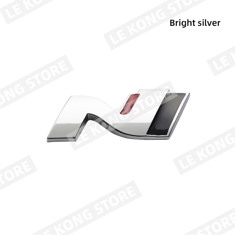 CMMR4 N Performance Badge Emblem Front Hood Grille Sticker Decal For Hyundai Sonata Elantra Veloster I20 I30 I10 I40 Metal Car Styling