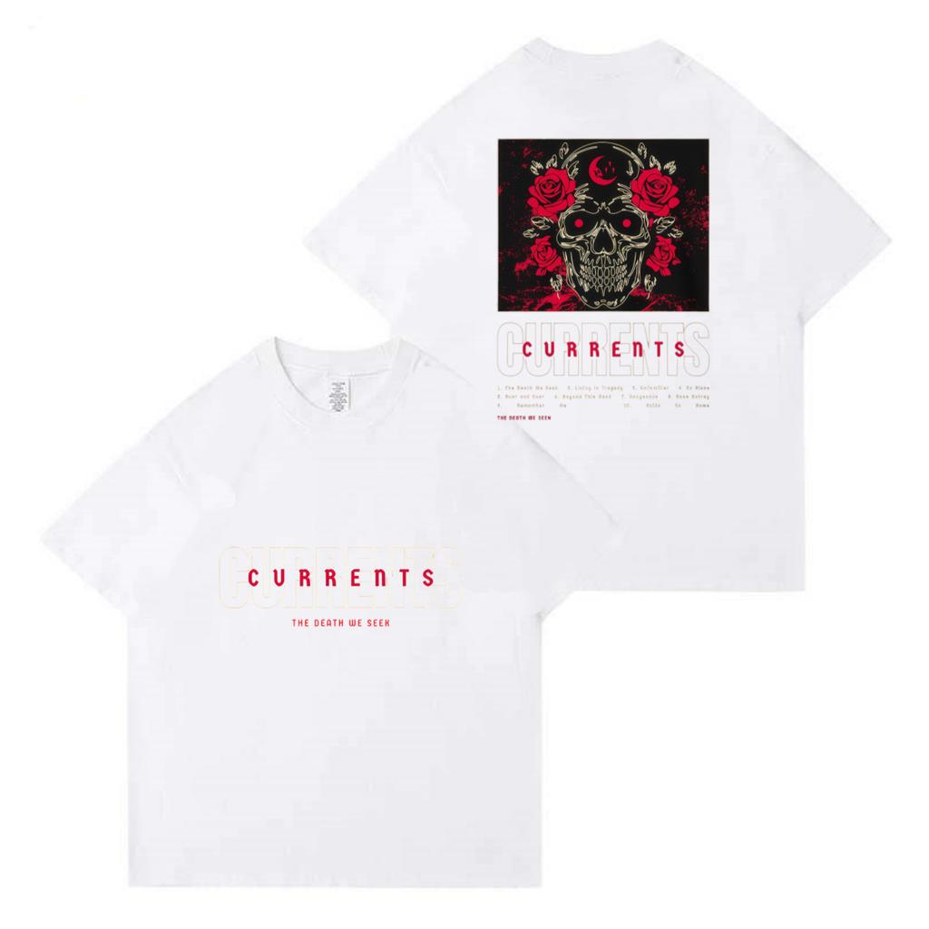 Australian Rock Band Currents Tame Black Antelope Metal Hardcoredeath Metal Band Graphic Shortsleeved Tshirt