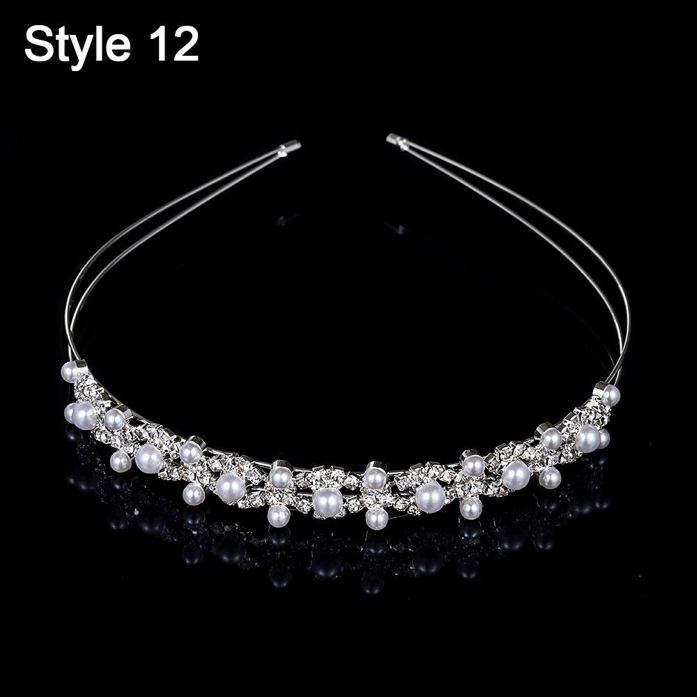 Girls Wedding Party Headdress Crown Headbands Fashion Hair Accessories Princess Tiara Headpieces