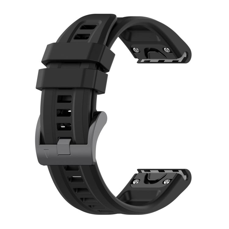 Силиконовый спортивный ремешок для часов Garmin Fenix 7X 26 мм, однотонный