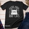 I Love Math And Cats Cute Kitty Cat Feline Lover Gift Unisex T-shirt