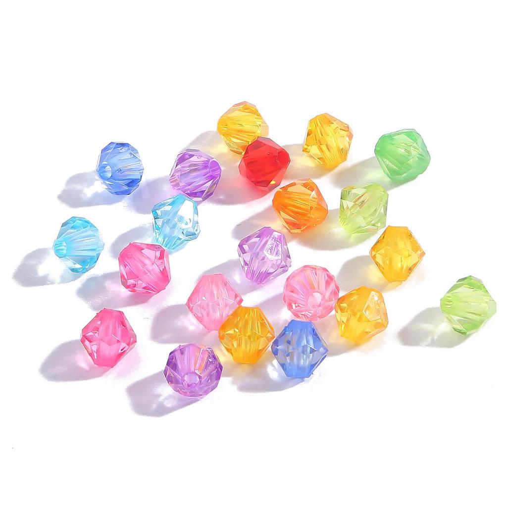 4-10 мм австрийские граненые двухконусные хрустальные акриловые свободные бусины-разделители DIY Изготовление ювелирных изделий