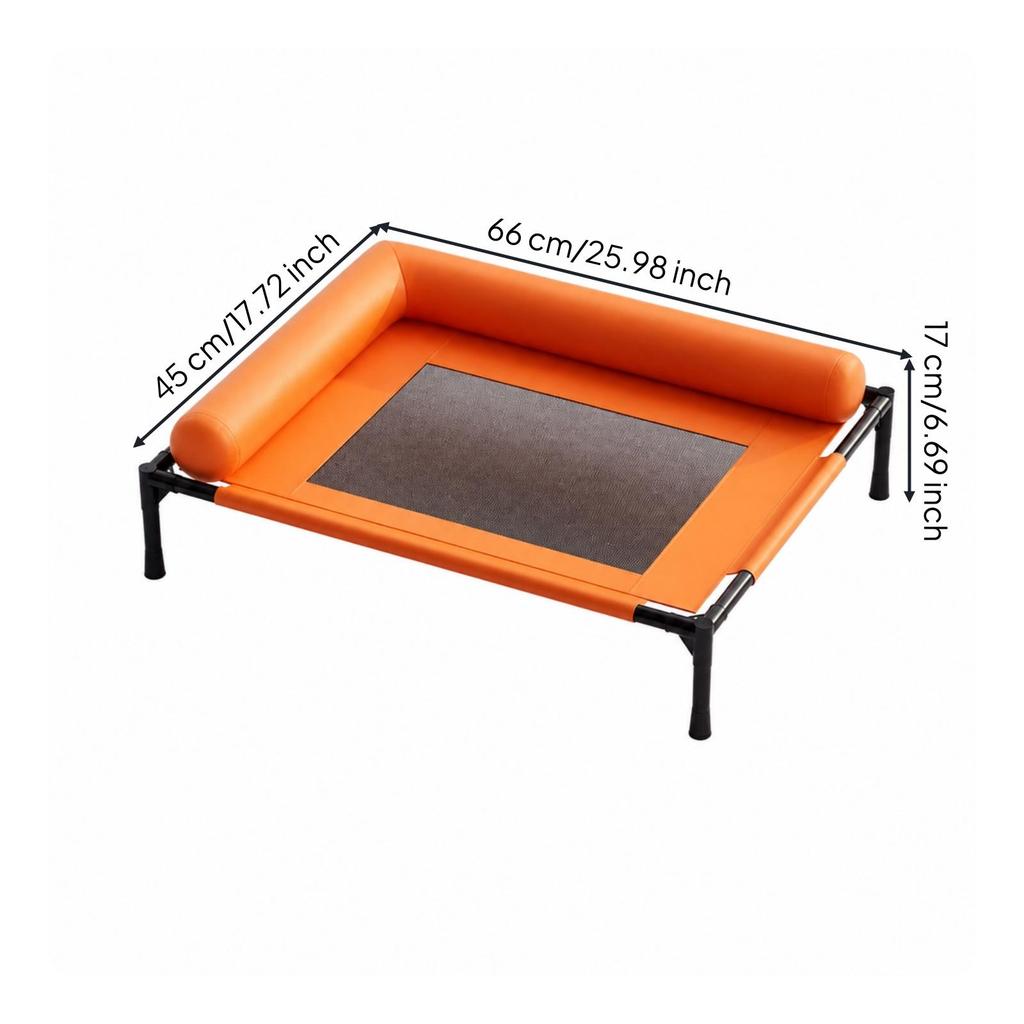 Pet Bed Waterproof Elevated Dog Cot with Mesh for Indoor Use