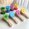 Baby Cartoon Animal Wooden Rattle Rattle Rattle Board Young Children Puzzle Early Education Orff Musical Instrument Baby Music Early Education