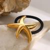 Youthway Starfish Нержавеющая сталь Конский хвост Арка Пони Манжета Водонепроницаемые резинки для волос Повязка на голову Модные украшения для женщин