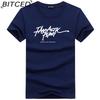 BITCED Хлопковая футболка с коротким рукавом, мужская модная свободная рубашка с половиной рукава, сострадательная рубашка с принтом