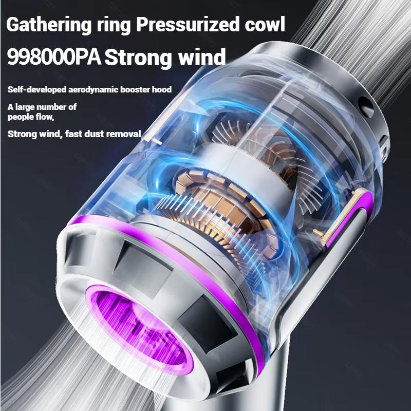 Новый автомобильный пылесос 998000ПА Беспроводной Мощный Портативный Мини Автомобильный Пылесос для Дома Ручной Воздуходувка Автомобильный Пылесос