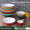 Zhebu Commercial Melamine Hat-Shaped Noodle Bowl