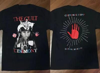 Футболка унисекс The Cult Ceremonial Stomp Tour Concert 1991