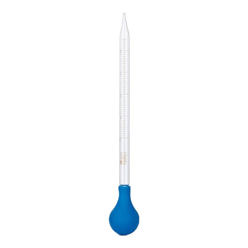 Graduated Glass Dropper Pipette with Rubber Bulb