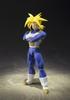 TAMASHII NATIONS Dragon Ball Z Super Saiyan approximately PVC action figure S.H.Figuarts Trunks, 140mm, & ABS, pre-painted [Used]