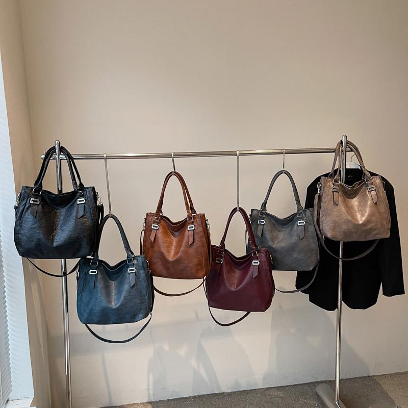 Женская сумка для поездок на работу в стиле ретро, большая вместительная сумка через плечо