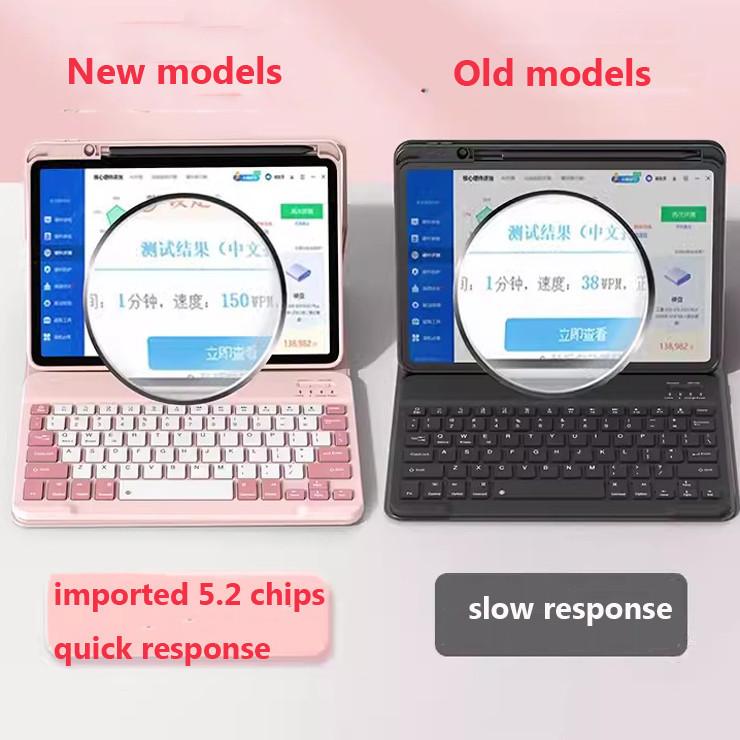 Чехол с Bluetooth-клавиатурой для Ipad Air 11 M4 11-го A16 11-дюймового Pro 11 Air 4 Air 5 10.9 10-го Air7 6 5 4 Ipad 9-го 8-го