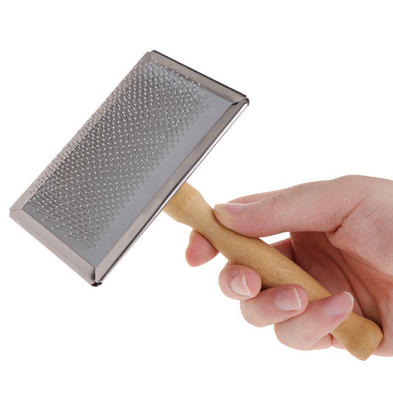 Расческа для ухода за домашними животными Щетка для вычесывания шерсти Ручка Щетка-пуходерка Товары для собак оптом