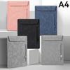 Faux Leather Hardboard with Magnetic Page Clip A4 Letter Size File Clipboard with Pen Holder Document Organizer Writing Pad for Hotel Office Hospital