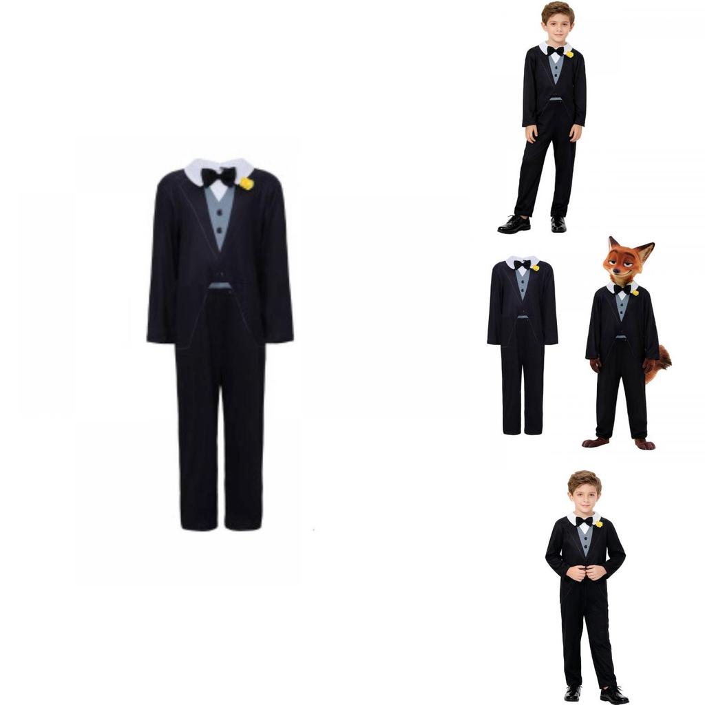 Детский костюм Ника Фокса из полиэстера и спандекса для косплея и ролевых игр